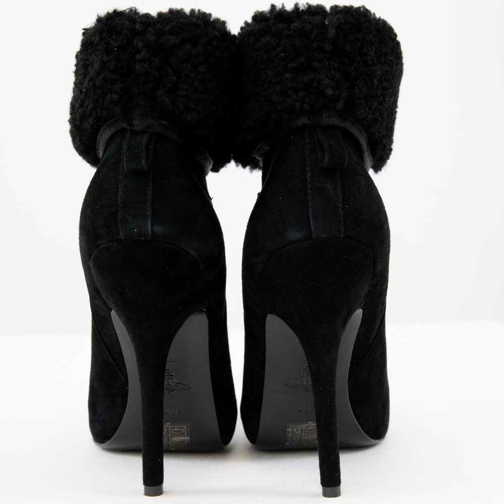 Vivienne Westwood Anglomania 10 Suede Boots Black - Picture 7 of 14